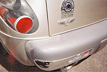 Tape Marks on PT Cruiser Bumper